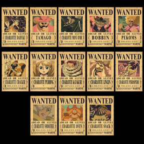 PROCURADOS - Cartazes One Piece