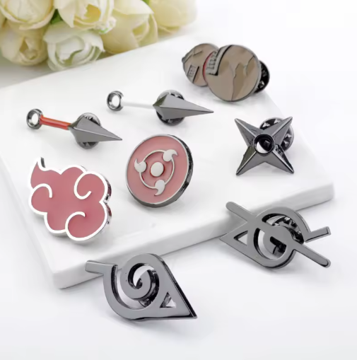 Simbologia Ninja - Pins Metalizados