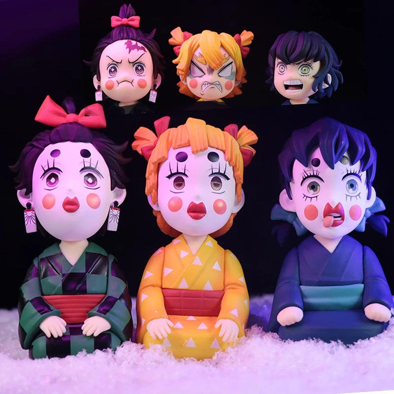 Trajados para o Distrito Vermelho - Tanjiro & Zenitsu & Inosuke